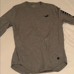 Hollister long sleeve tee with front pocket